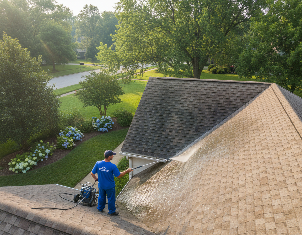 Westerville Roof Washing And Algae Removal